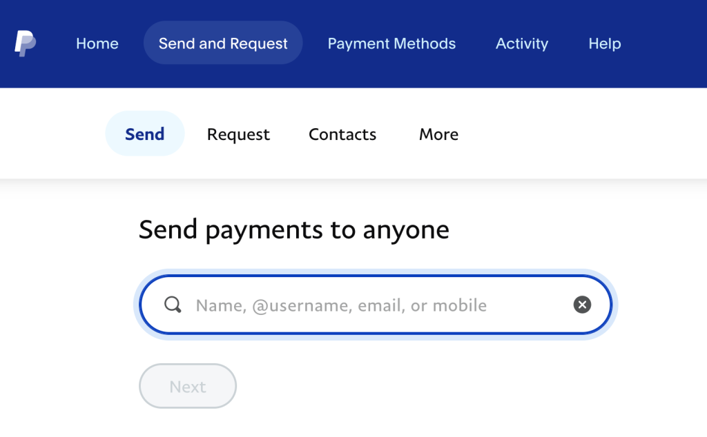 send payment