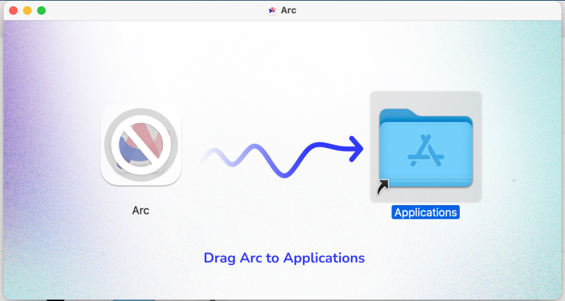 arc browser installation