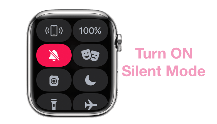 iwatch silent mode on